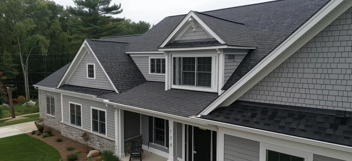 Home in Blue Springs, Missouri with a well-maintained roof under warranty